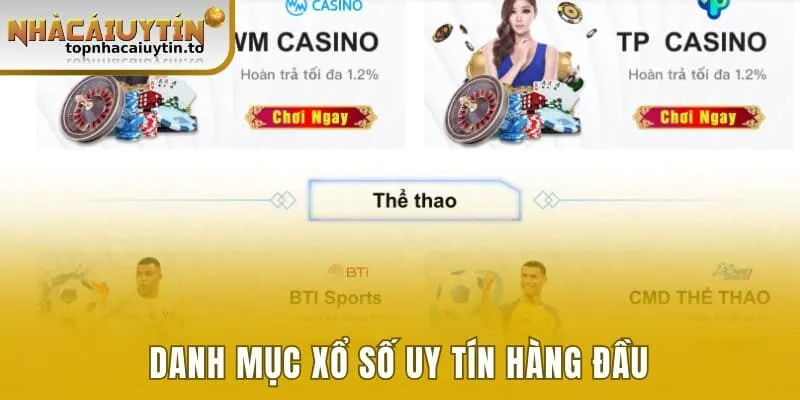 Danh mục xổ số uy tín hàng đầu 