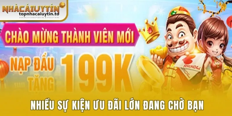 Nền tảng tổ chức khá nhiều sự kiện ưu đãi lớn