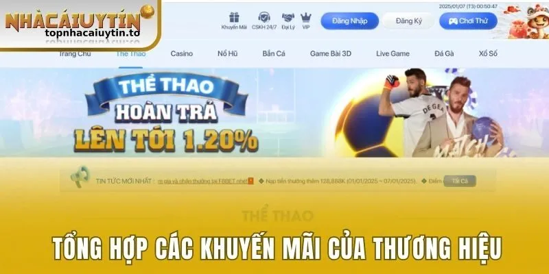 Tổng hợp các chương trình khuyến mãi của thương hiệu 